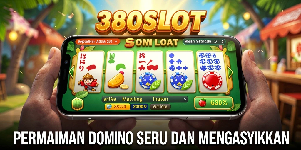 Tampilan gameplay seru di 380SLOT dengan aksi Domino.