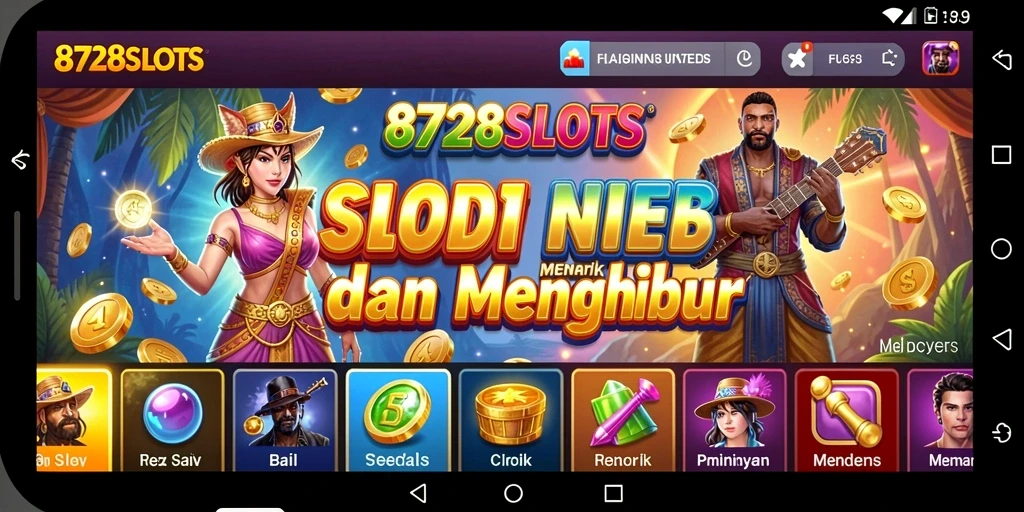 Screenshot gameplay 8728SLOTS yang menampilkan keseruan bermain slot.