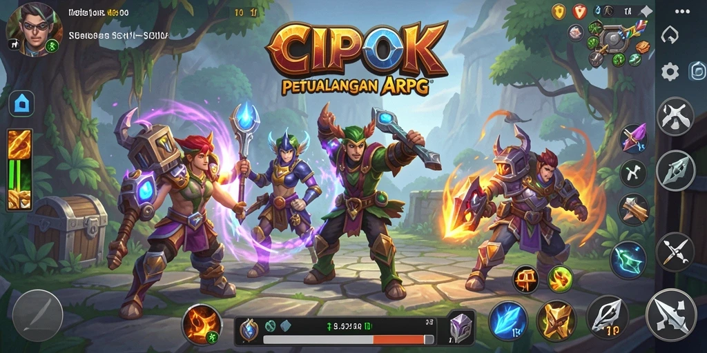 Gameplay seru dalam dunia petualangan ARPG yang menantang.