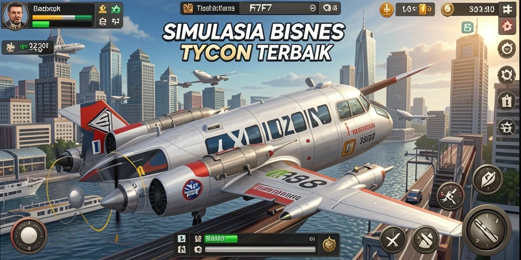 Tampilan menarik dari gameplay F7F7 yang penuh strategi Tycoon.