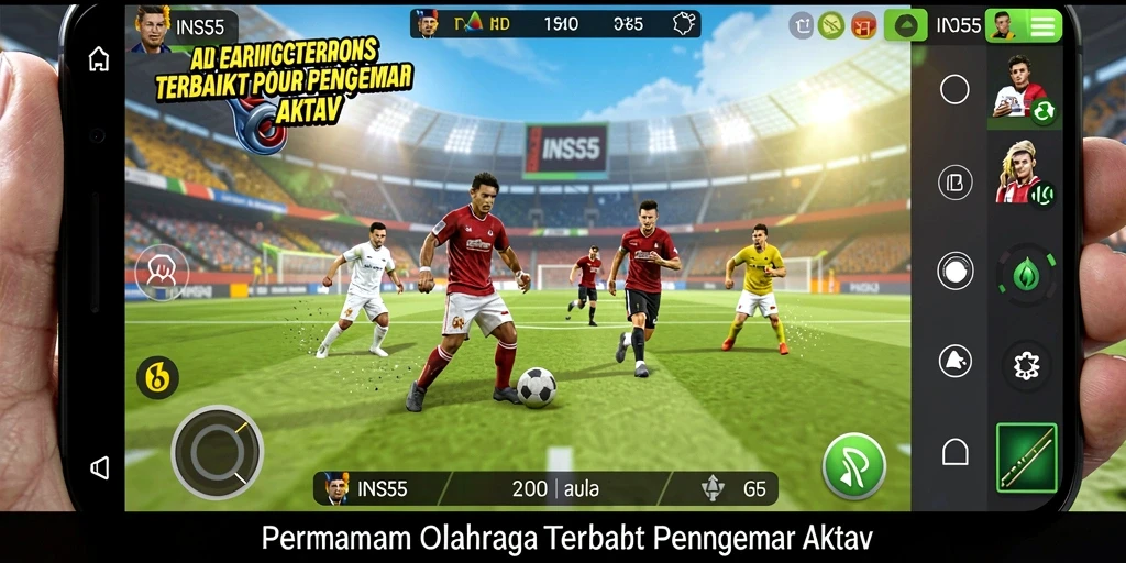 Gameplay menarik di INS55 yang menyajikan berbagai olahraga.