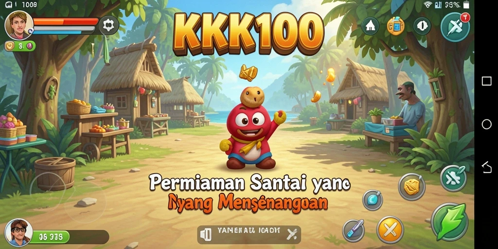 Tampilan gameplay KPK100 yang seru dan menarik.