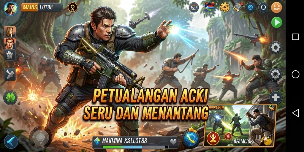 Tampilan gameplay seru dalam MAINSLOT88 dengan aksi mendebarkan.