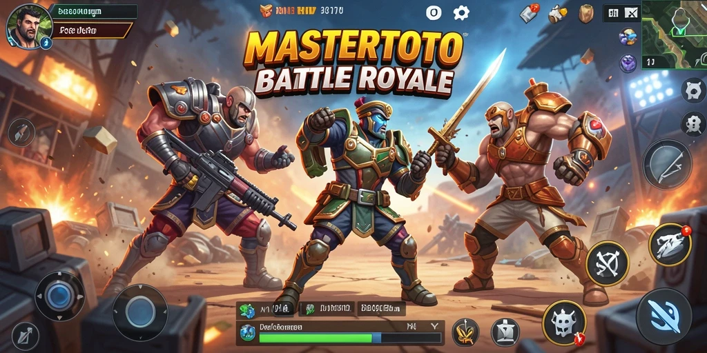 Tampilan gameplay MASTERTOTO yang menegangkan dan penuh aksi.