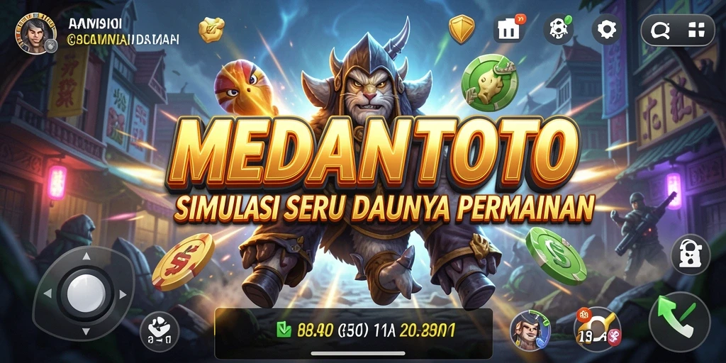 Tampilan gameplay <strong>MEDANTOTO</strong> yang menarik dan realistis.