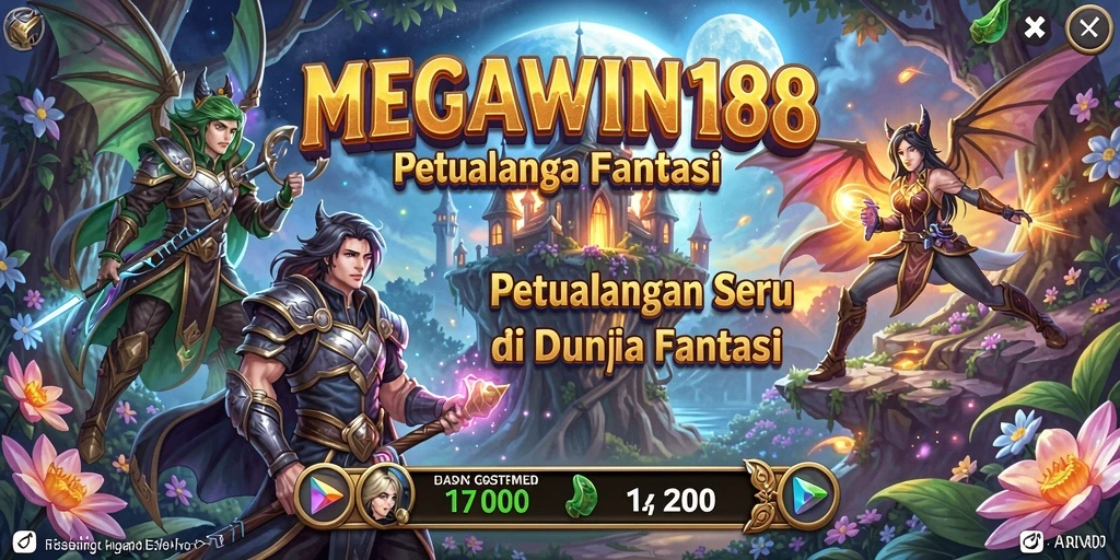 Tangkapan layar MEGAWIN188 menampilkan petualangan seru dan karakter yang menarik.