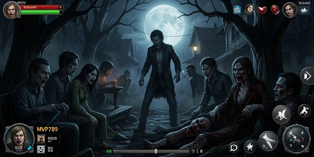 Screenshot utama MVP789 menampilkan suasana menyeramkan saat gameplay Horror.