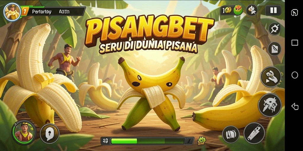 Tampilan gameplay PISANGBET saat pertarungan seru berlangsung.
