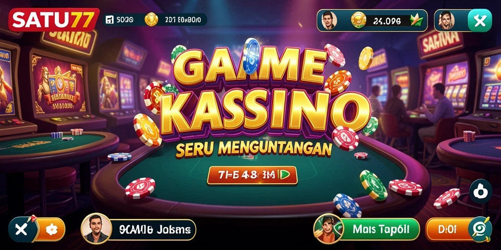 Tampilan menarik dengan gameplay Kasino yang mendebarkan.