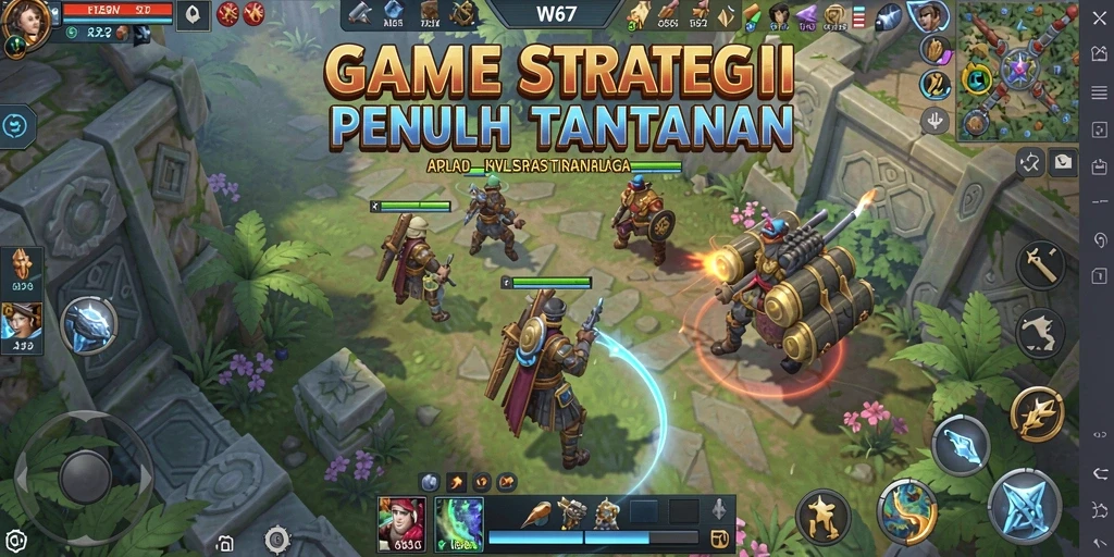 Tampilan gameplay W67 yang menarik dan penuh strategi.
