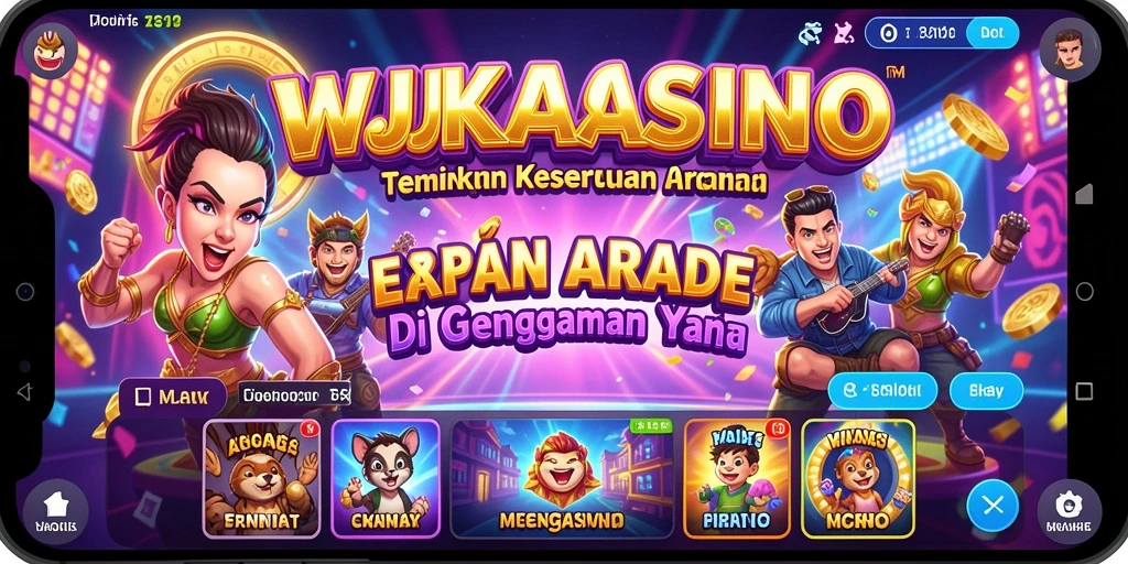 Tampilan gameplay WJKASINO yang menegangkan dan penuh warna.